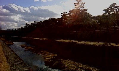 川沿い散歩