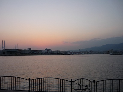 11月5日の夕空